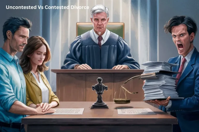 uncontested vs contested divorce