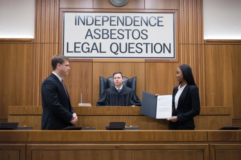 independence asbestos legal question