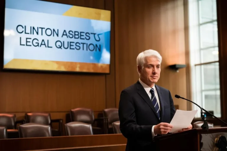 clinton asbestos legal question