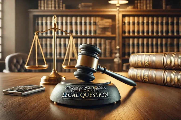 Henderson Mesothelioma Legal Question