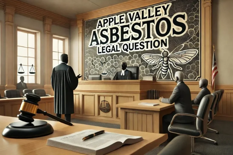 Apple Valley Asbestos Legal Question