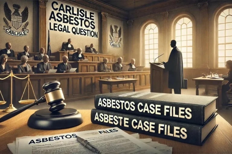 Carlisle Asbestos Legal Question