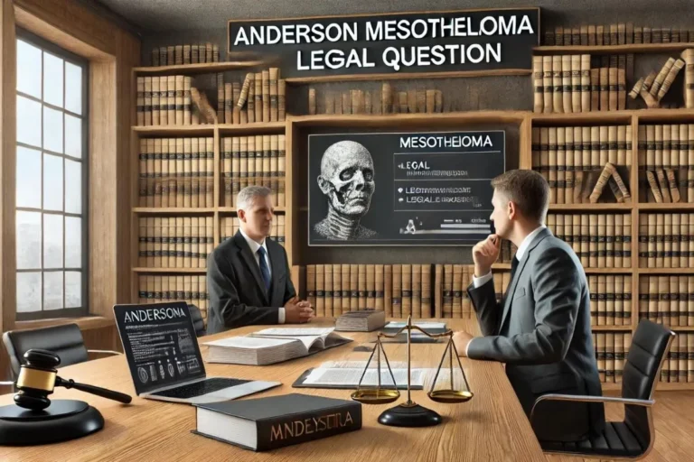 Anderson Mesothelioma Legal Question